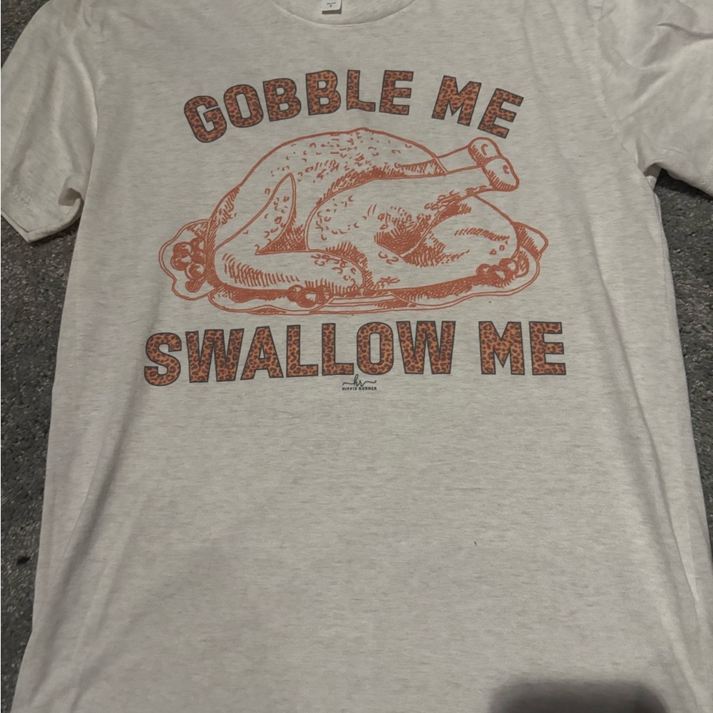 Graphic Tee with Turkey Design